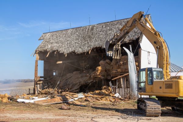 Barn Demolition in Fairbanks
