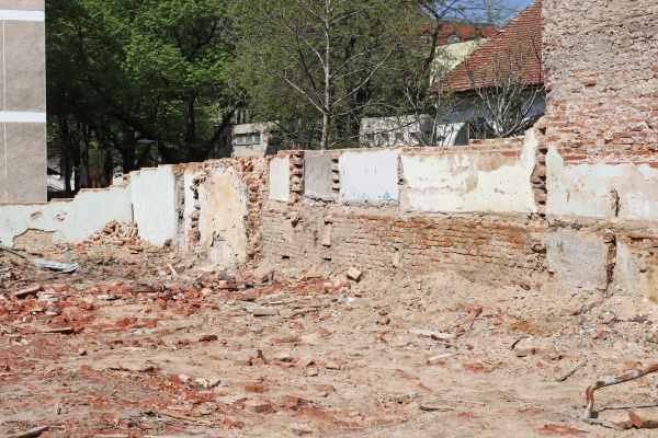 Brick Wall Demolition in Fairbanks