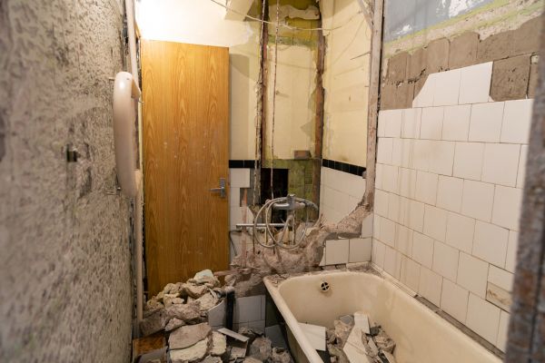 Shower Tile Demolition in Fairbanks