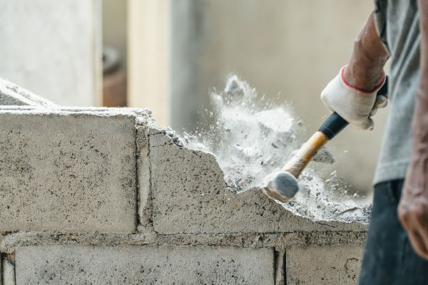 Block Wall Demolition in Fairbanks